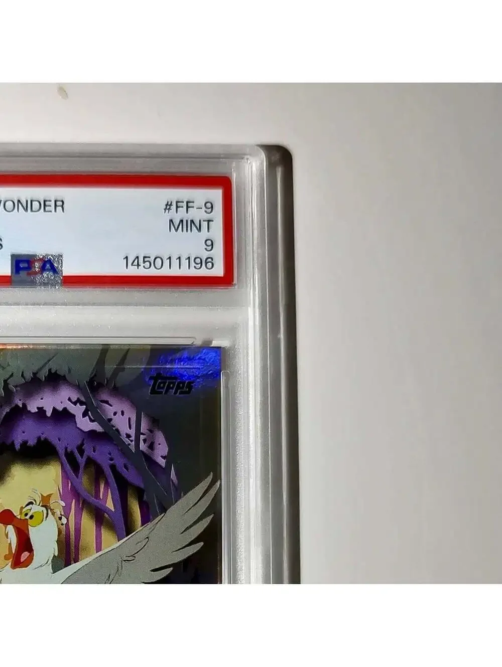 Scuttle 2025 Topps Disney #FF-9 Furry Friends Card The Little Mermaid PSA 9